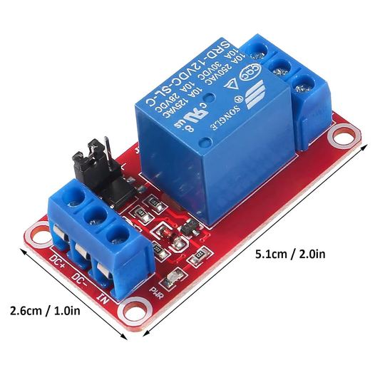 2 Pack 1-Channel 5V Relay Module