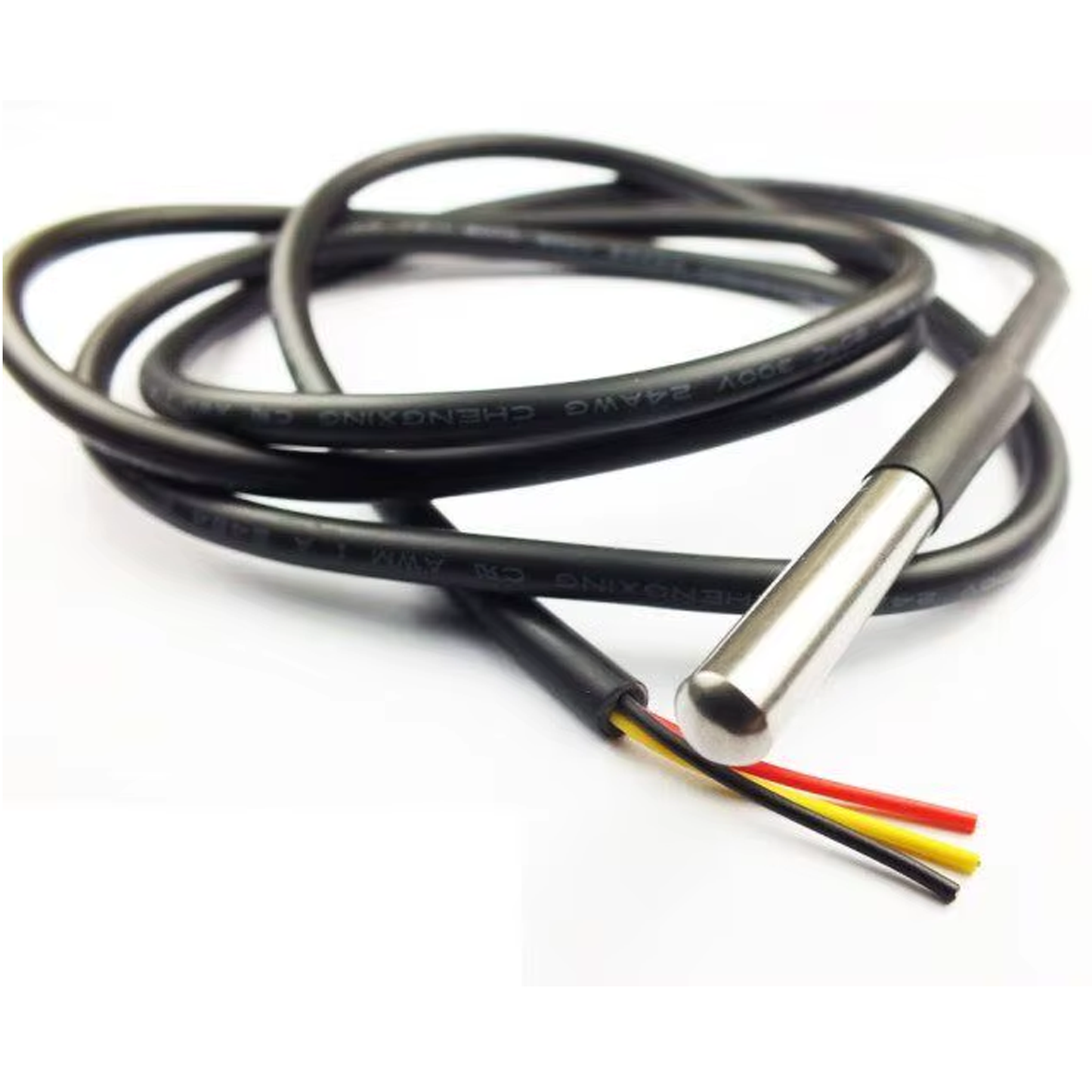 2 Pack DS18B20 (Waterproof Temperature Probe) – 1‑Wire Digital Temperature Sensor