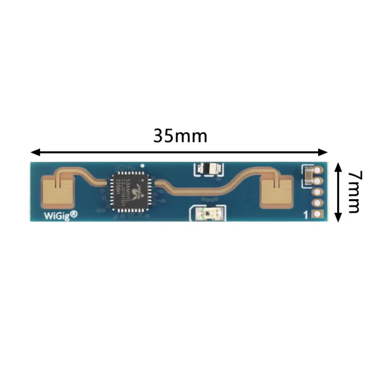 HLK‑LD2410B‑P Human Presence Radar Sensor Module – Heartbeat Detection & Bluetooth