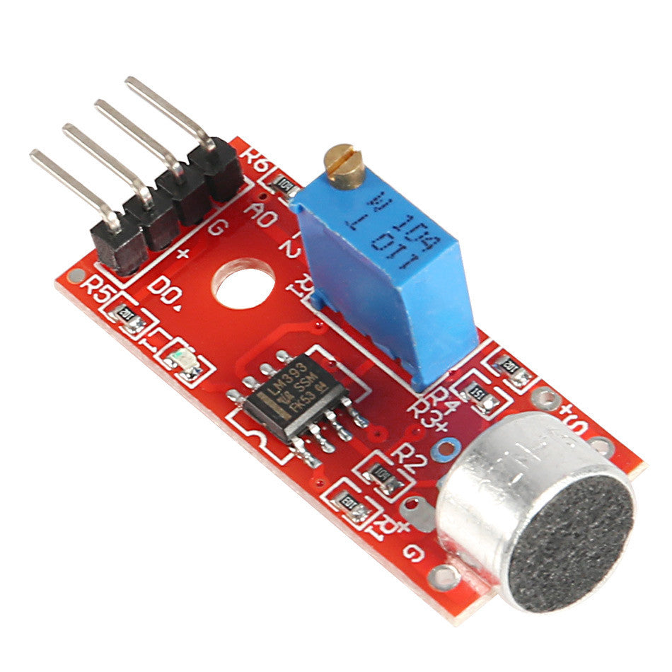 4 Pack KY‑037 High Sensitivity Microphone Sound Sensor Module