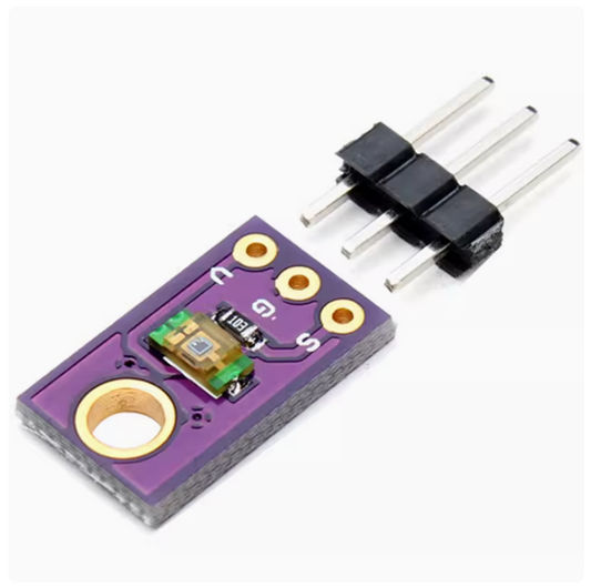 4 Pack TEMT6000 Ambient Light Sensor Module – Visible Light Intensity Detector